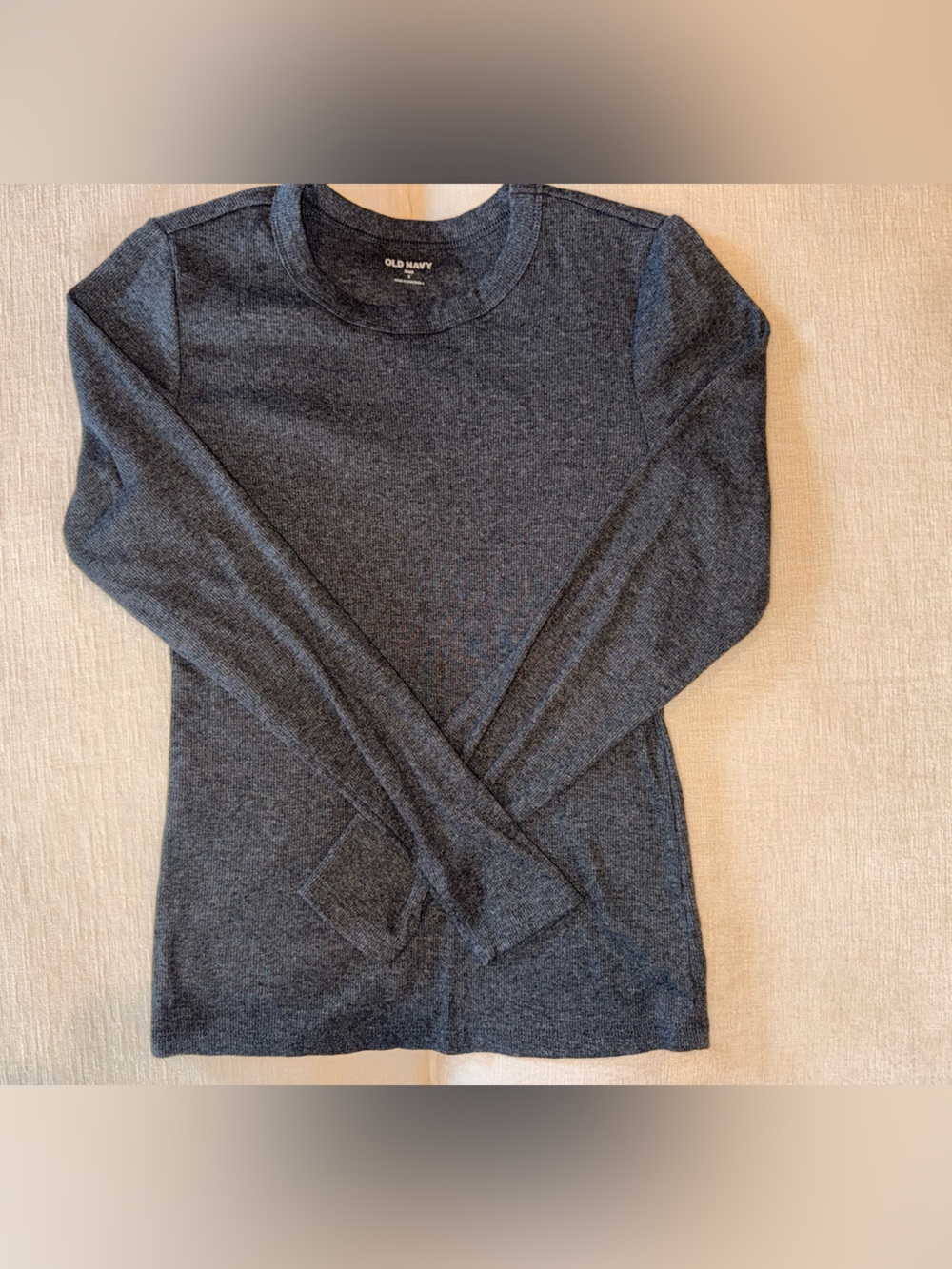 Old Navy Women's Dark Gray Long Sleeve Tee